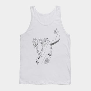 Mercury, Hermes. A beautiful sketch of Greek god Mercury also known as Hermes. Tank Top